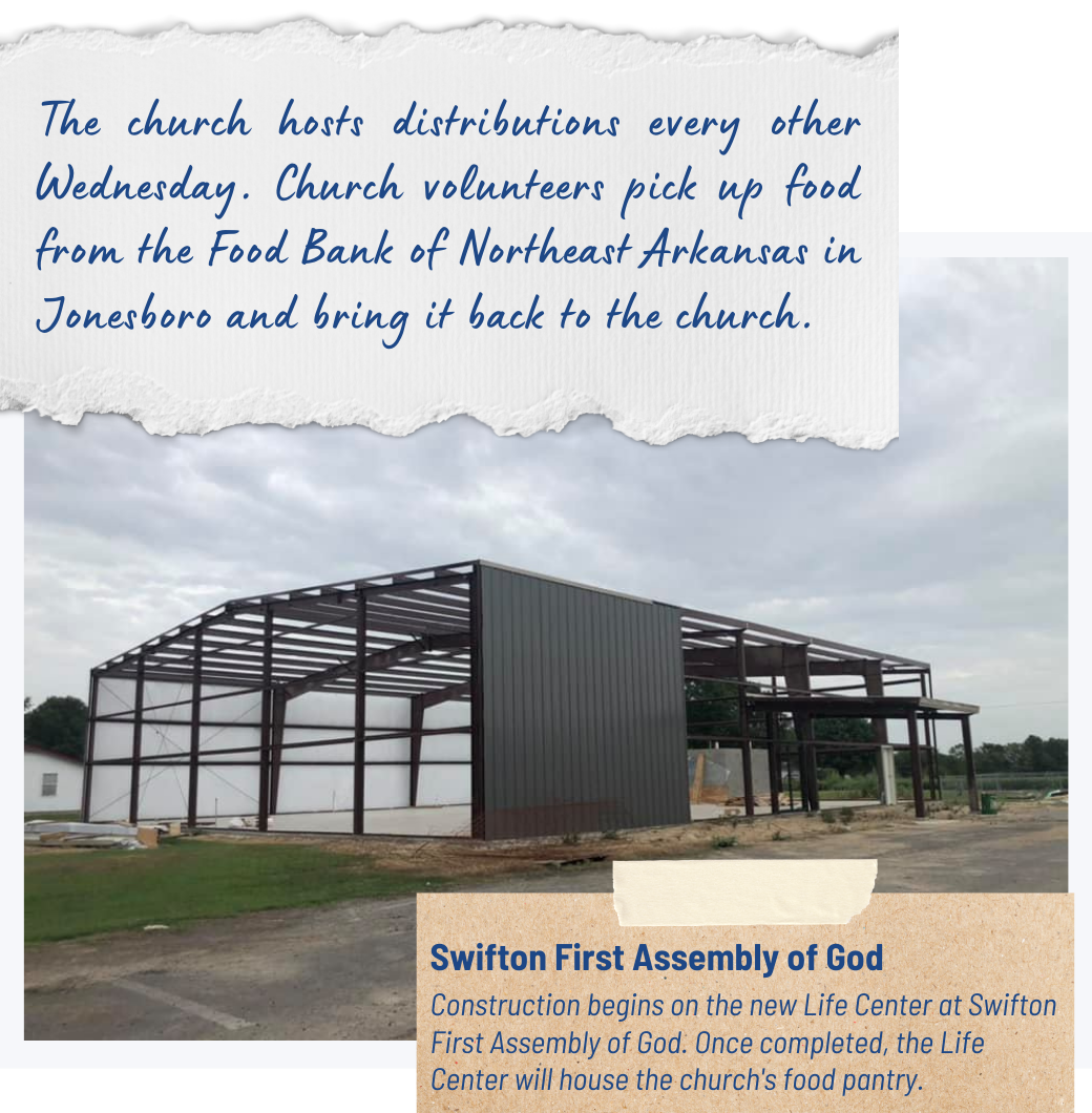 Swifton First Assembly of God Food Bank of Northeast Arkansas